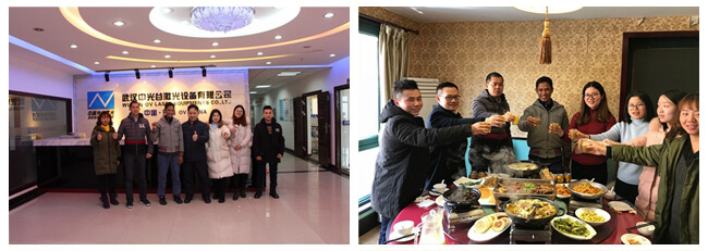 Indonesian customers visit OVLaser factory to negotiate business and order equipment!