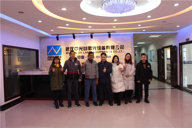 Indonesian customers visit OVLaser factory to negotiate business and order equipment!