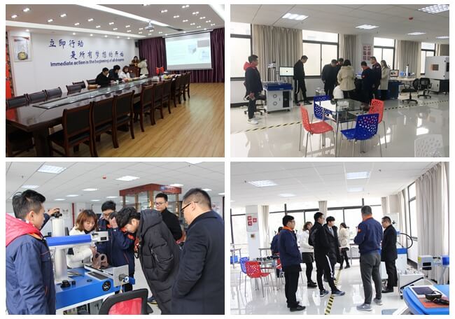 Korean customers visit OVLaser factory  to inspect order equipment