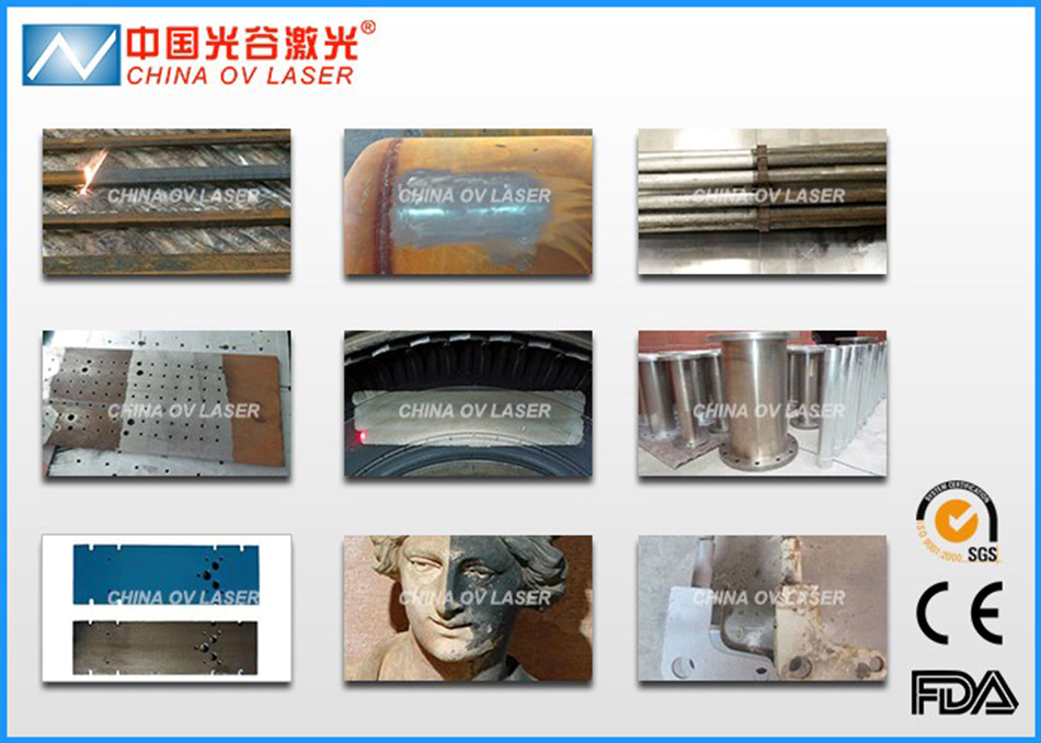 Surface Pretreatment Cleaning Laser Machine for Dirty Rust Paint Oxide Oil Removing