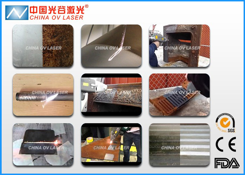 Surface Pretreatment Cleaning Laser Machine for Dirty Rust Paint Oxide Oil Removing