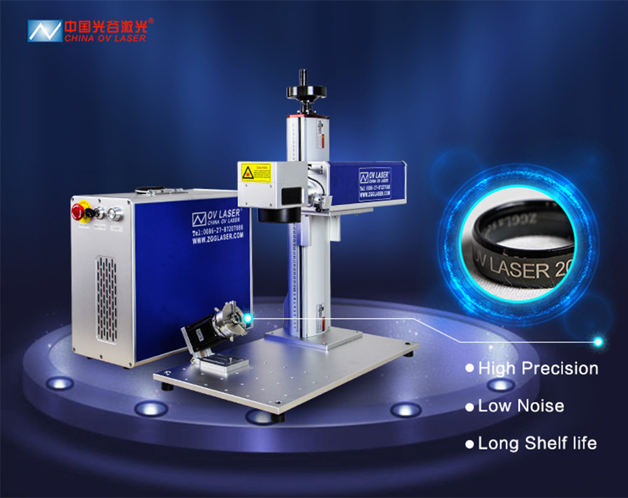 Classical Portable Split Fiber laser Marking Machine 30W for Metal Engraving and Jewelry Cutting
