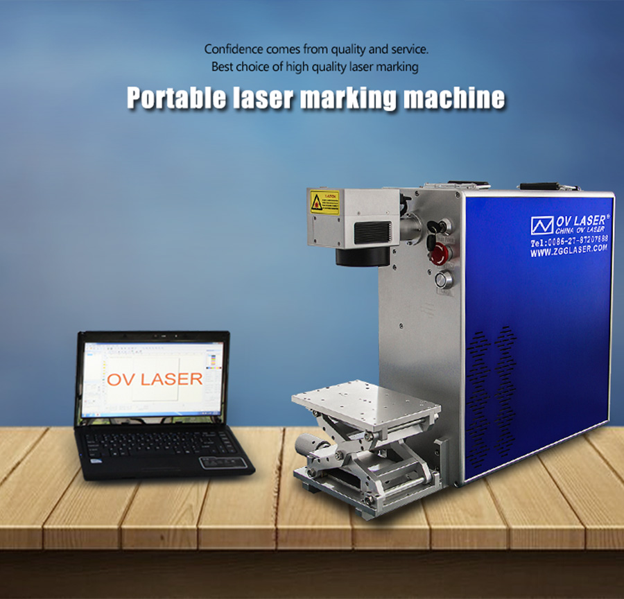 Hot Sale Chinese Factories 20W 50w Mini Metal Laser Marking Stainless Steel Fiber Laser Engraving Machine for sale