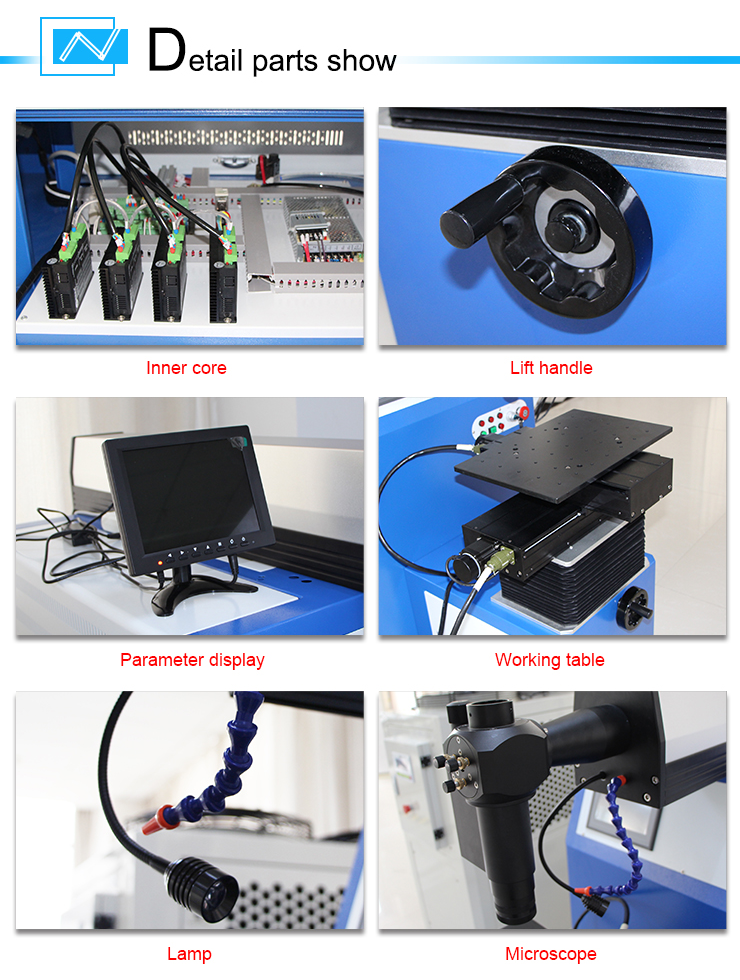 500W Fiber Robotic Laser Welding Machine for Automotive Car Parts
