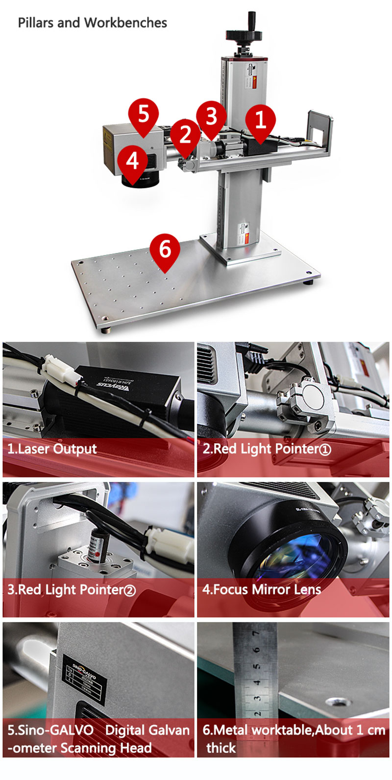 20w30w50w raycus fiber laser rotary marking rings  round metal engraving machine system