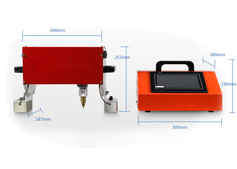 Car Logos Marking Dot Peen Pin Stamping Machine Marker   Pneumatic  Marking Machine