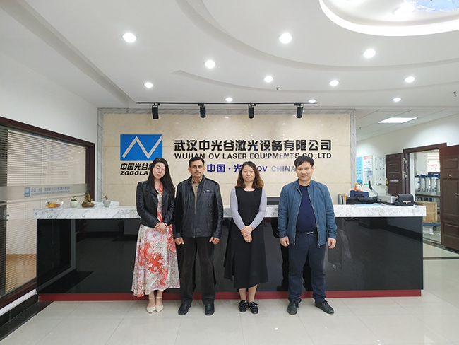 Apr.22,2019 OVLaser  Equipment Co.,Ltd with laser marking machine purchaser