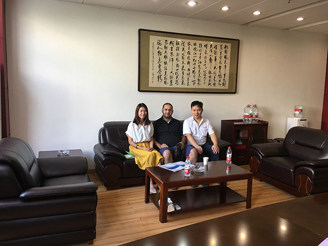 Sep .15,2018 Israeli customer  visit OVLaser  Equipment Co.,Ltd factory