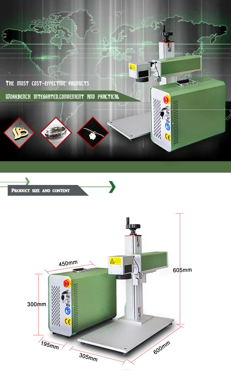 Laser Engraving Machine For Jewelry, Silver