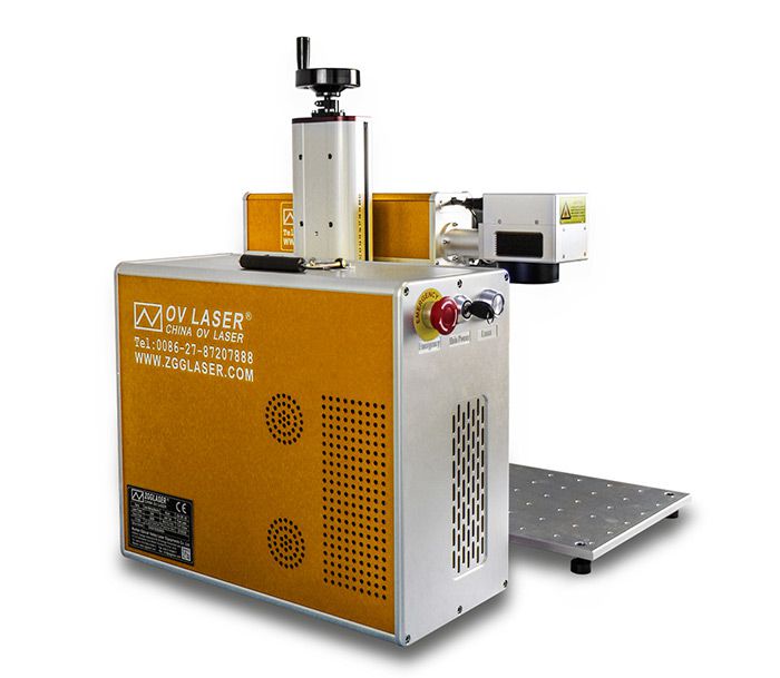 Classical Portable Split Fiber laser Marking Machine 30W for Metal Engraving and Jewelry Cutting