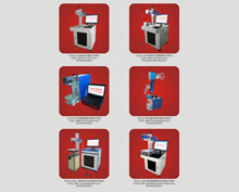 Fiber laser coding machine