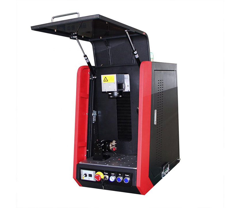 Multiple power enclosed fiber laser marker marking machine laser engraver jewelry gold silver ring