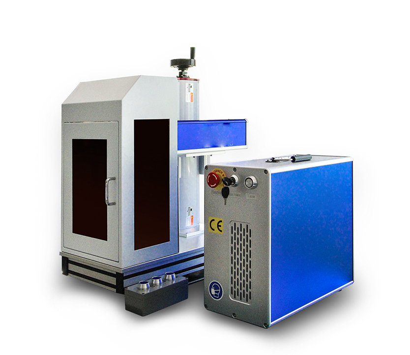 Raycus 20W 30W 50W 100W Fiber Auto Focus Laser Marking Machine for Aluminum SS CS MS 