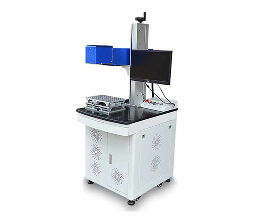 30W 50W 3D Metal Portable Optical Fiber Laser Marking Machine