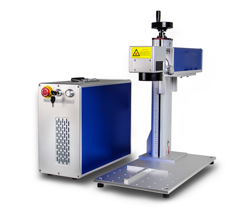 Air Cooling 20w Mopa Fiber Laser Marking Machine for Color Marking on Stainless Steel