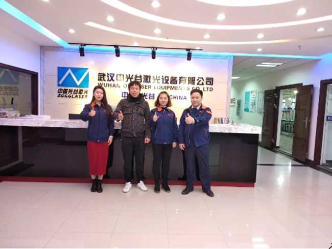Dec.3,2018 Customers from Thailand visit OVLaser factory