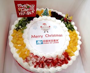 A happy Christmas party at China ov laser 